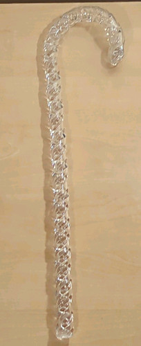 Miniature clear glass walking - miniature,