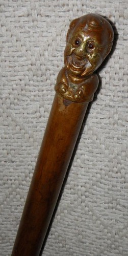 Antique oaken walking stick - antique, /