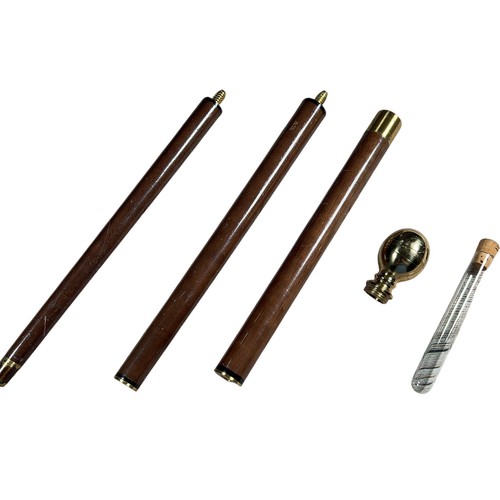 Wooden walking stick - walking, cane