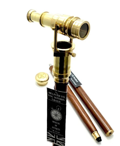 Nautical spy telescope - nautical, handle