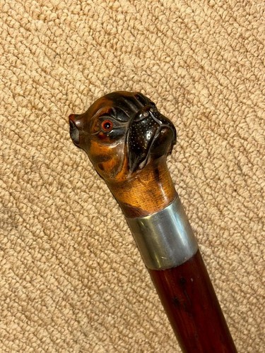 Antique walking stick cane - walking,
