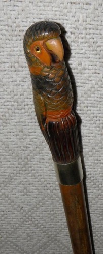 Antique walking stick cane - walking,