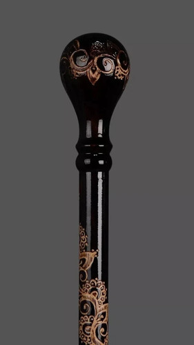 Wooden walking stick hand - stick,